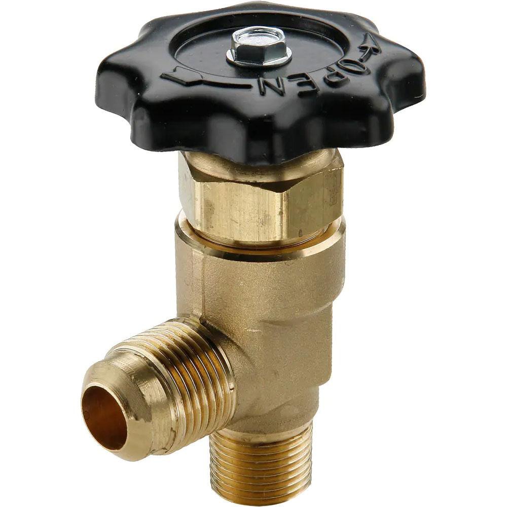 Parker V409F-10-8 Flare x MNPTF End Connection Brass Truck Valve Image