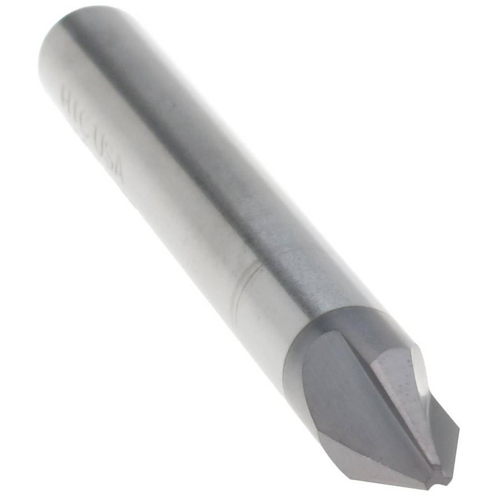 Harvey Tool Chamfer Mill 1/4" Dia, 1/4" Shank Dia, 40 & 140 deg, 3