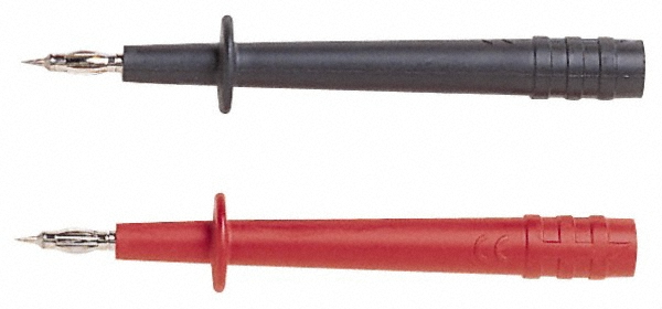 Probe Set: Use with Pomona 5907A Test Lead Pomona 5908A Test Lead Pomona 5909A Test Lead & Standard Banana Plug - Includes Black Probe & Red Probe, Black & Red