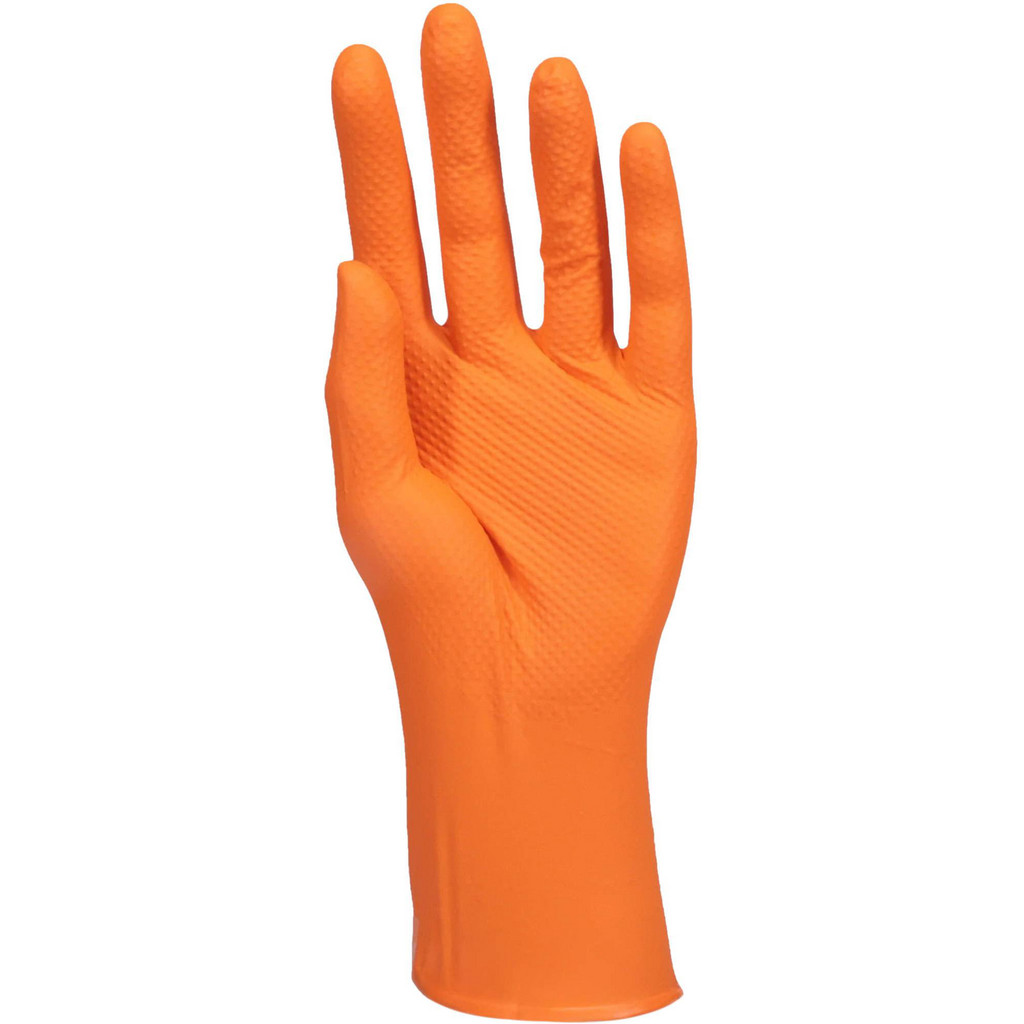 PRO-SAFE - Disposable Gloves: Size X-Large, 8.0000 mil, Nitrile