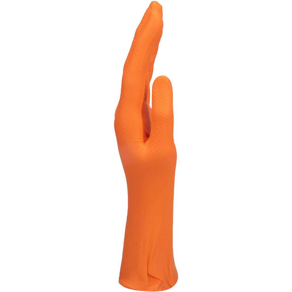 PRO-SAFE - Disposable Gloves: Size Large, 8.0000 mil, Nitrile