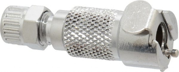 CPC Colder Products MC1304NA Push-to-Connect Tube Fitting: Coupling Body, Straight, 1/4" OD 