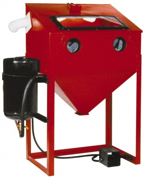 Value Collection C3624PMSC Free-Standing Sandblasting Cabinet: 35-1/2" Wide, 23-1/2" Deep, 23" High, 18 CFM @ 100 psi Image