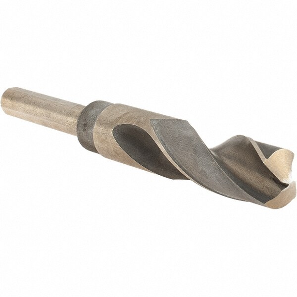 Reduced Shank Drill Bit: 55/64'' Dia, 1/2'' Shank Dia, 135 0, Cobalt