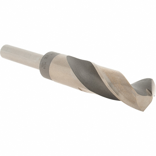 Reduced Shank Drill Bit: 29/32'' Dia, 1/2'' Shank Dia, 135 0, Cobalt