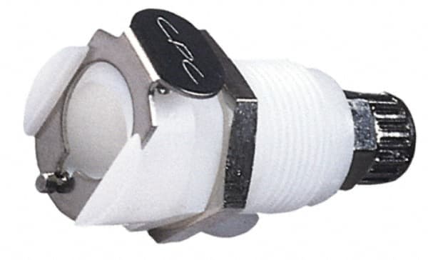 CPC Colder Products PLC12006NA Push-to-Connect Tube Fitting: Connector, Straight, 3/8" OD 