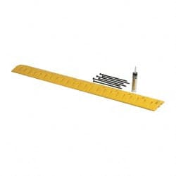 72" Long x 10" Wide x 2" High, Speed Bump with Cable Protector