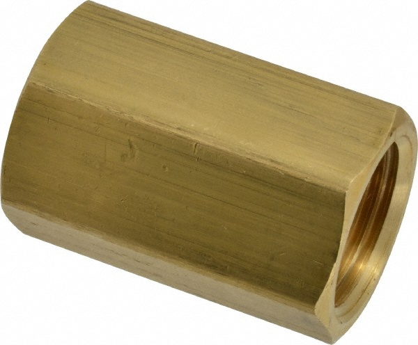 Parker 660FHD-10 Brass Flared Tube Union Female To Female: 5/8" Tube OD, 7/8-14 Thread, 45 &deg; Flared Angle Image