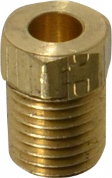 Parker - Brass Flared Tube Inverted Nut: 3/16″ Tube OD, 3/8-24 Thread -  62252184 - MSC Industrial Supply