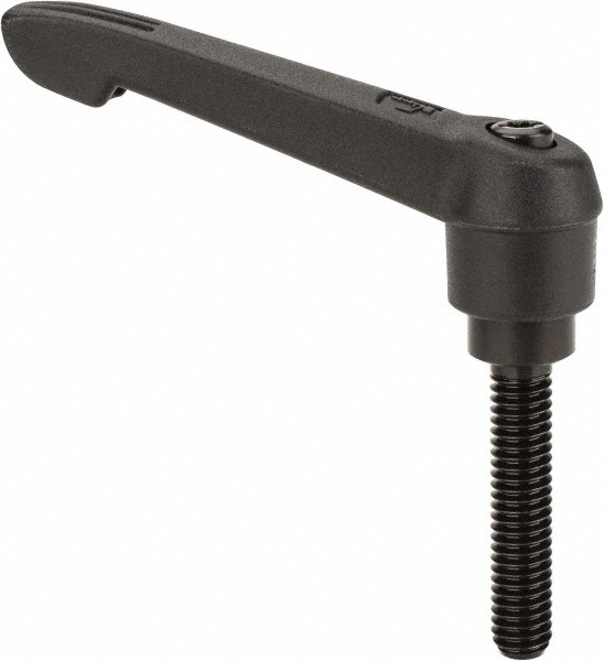 KIPP Adjustable Clamping Handle Adjustable, 5/1618 Thread, FiberglassReinforced Plastic