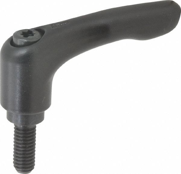 KIPP Threaded Stud Adjustable Clamping Handle M6 x 1.00 Thread, 13