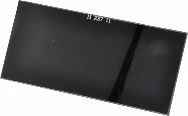 4-1/4" Wide x 2" High, Lens Shade 11, Glass Fixed Shade Lens