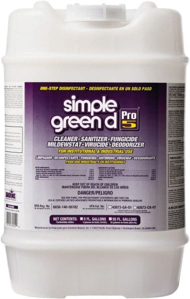 All-Purpose Cleaner: 5 gal Bucket, Disinfectant
