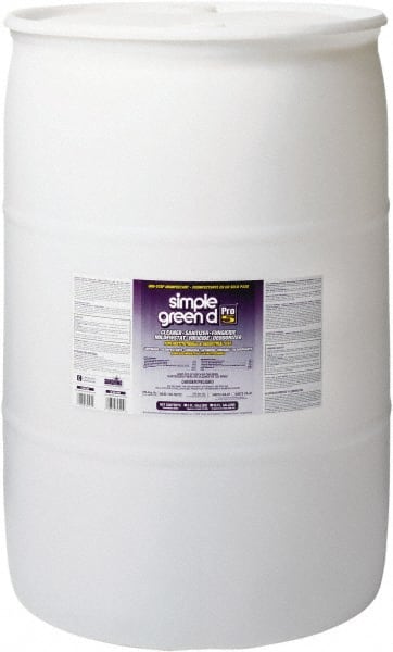 Simple Green. 3400000130555 All-Purpose Cleaner: 55 gal Drum, Disinfectant 
