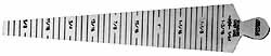 Welding Inspection Gages; Type: Taper Gage ; Applications: Checks Plate Fit-Up, Checks Flange Fit-Up; Checks Plate Fit-Up, Checks Flange Fit-Up ; Material: Steel ; Maximum Measurement: 30.00 ; Material: Steel