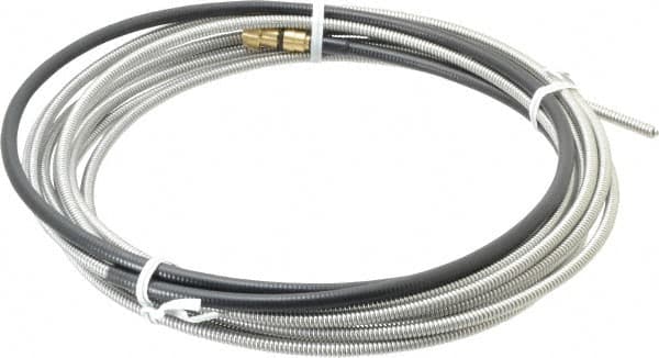 Bernard L4A-15 MIG Welder Wire Liner: 0.045 to 0.062" Wire Dia, 15 Long 