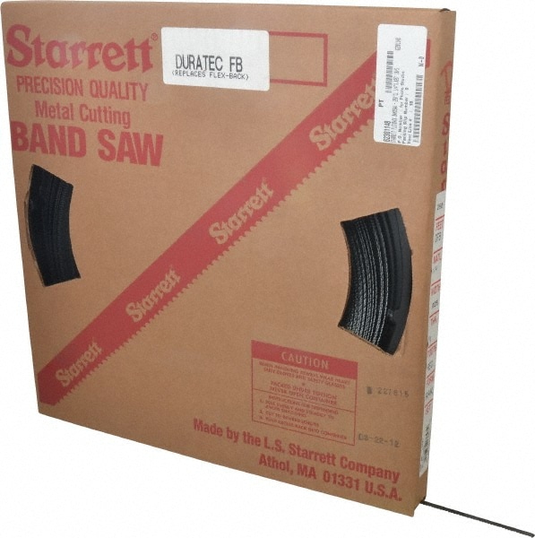 Starrett 13847 Band Saw Blade Coil Stock: 1/4" Blade Width, 250 Coil Length, 0.025" Blade Thickness, Carbon Steel Image