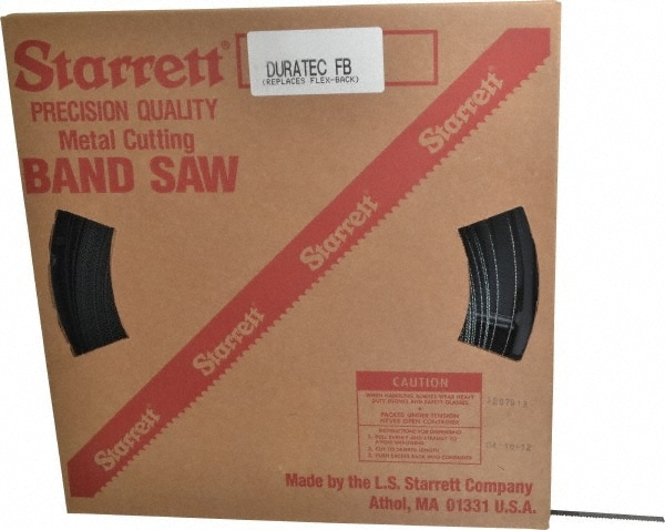 Starrett 13851 Band Saw Blade Coil Stock: 3/8" Blade Width, 250 Coil Length, 0.025" Blade Thickness, Carbon Steel Image