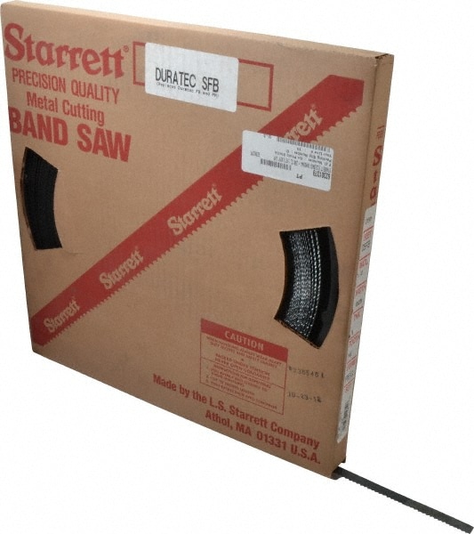 Starrett 15810 Band Saw Blade Coil Stock: 1/2" Blade Width, 250 Coil Length, 0.025" Blade Thickness, Carbon Steel Image