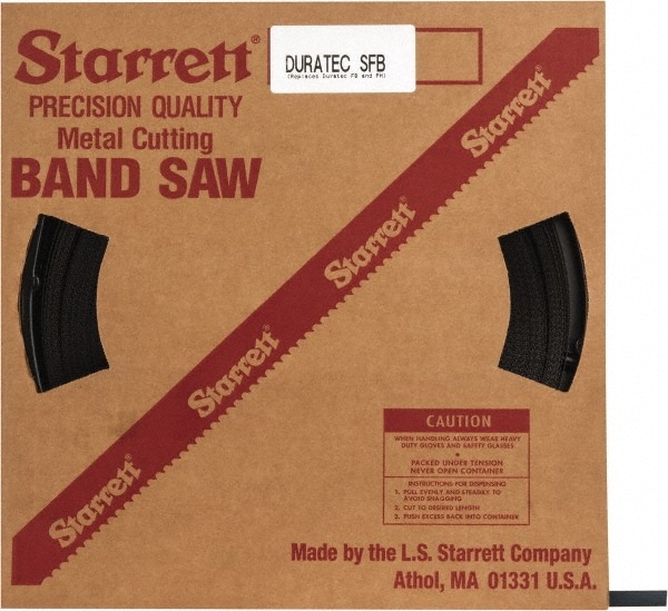 Starrett 13855 Band Saw Blade Coil Stock: 1/2" Blade Width, 250 Coil Length, 0.025" Blade Thickness, Carbon Steel Image