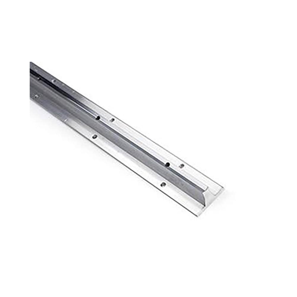 Thomson Industries SR12-PDL72 10" Bolt, For 3/4" Diam Shaft, 72" Long, Aluminum Round Drilled Shaft Support Rail 