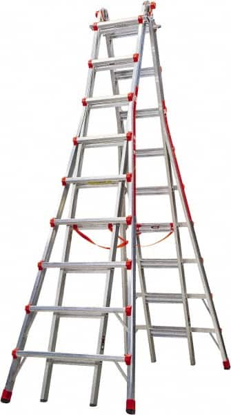Little Giant Ladder 10110 17 High, Type IA Rating, Aluminum Telescoping Ladder 