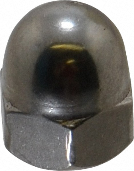 Value Collection MAAN008CP M8x1.25 Metric Coarse, 13mm Width Across Flats, Uncoated, Stainless Steel Acorn Nut Image