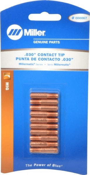 MIG Welder Contact Tip: 0.03" Max Wire Dia