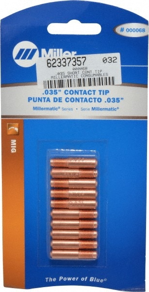 0.9mm to 0.035" Wire OD, MIG Welder Contact Tip