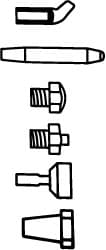 #1 MT Offset Spot Welder Tip