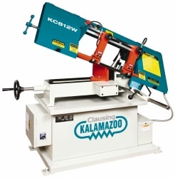 Horizontal Bandsaw: 7 x 14" Rectangular, 8" Round Capacity, Step Pulley Drive