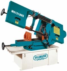Horizontal Bandsaw: 10 x 16" Rectangular, 12" Round Capacity, Variable Speed Pulley Drive