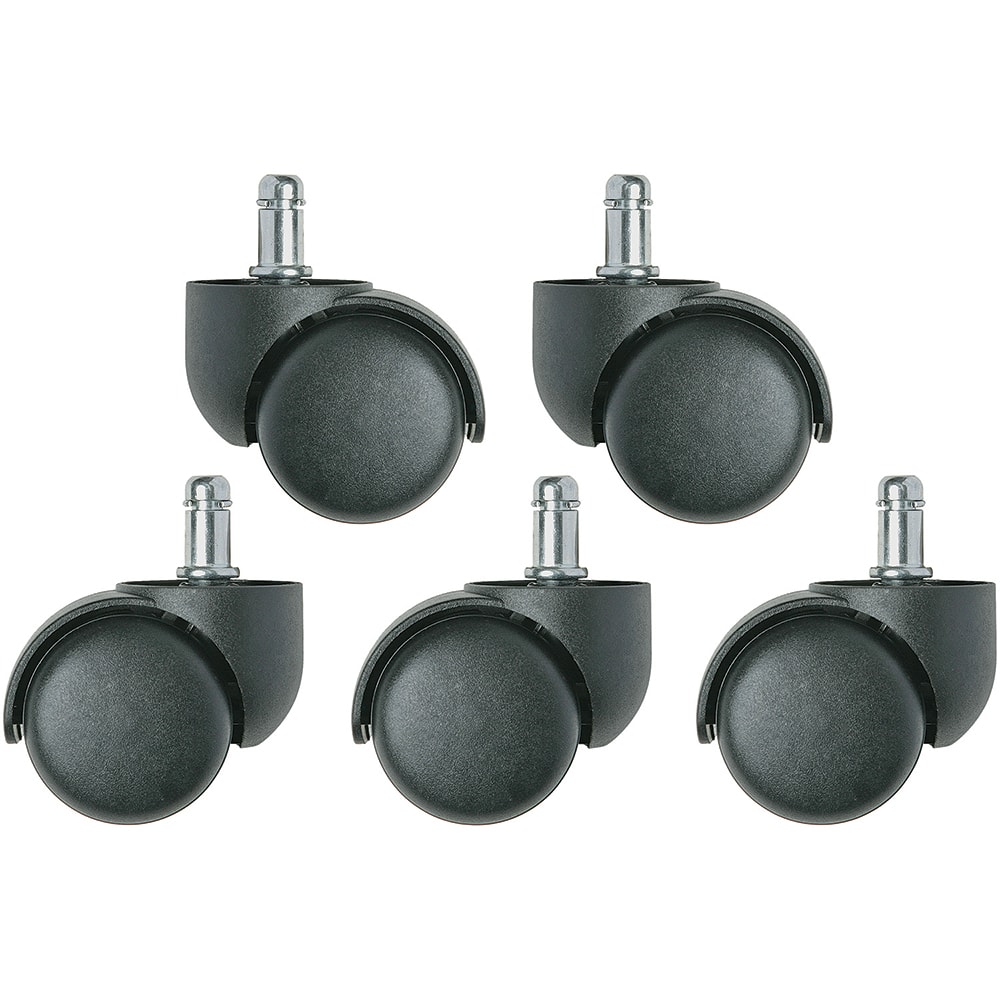 Bevco 3850/5 Pack of 5 Black Carpet Casters 