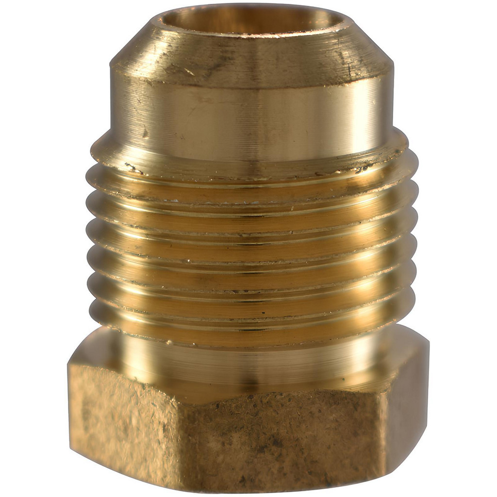 Flared Plug Midland Industries - Brass Flared Tube Plug: 1/2