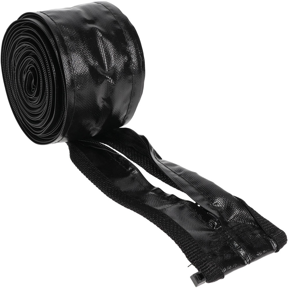 22 Ft. Long x 3 Inch Wide, TIG Torch Black Zippered Cable Cover