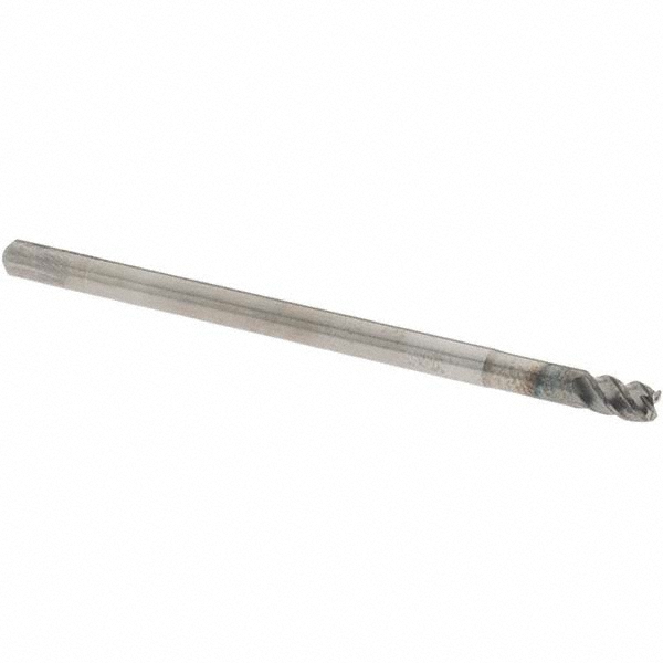OSG 447100611 Corner Radius End Mill: 1/8" Dia, 1/8" LOC, 0.015" Radius, 4 Flutes, Solid Carbide Image