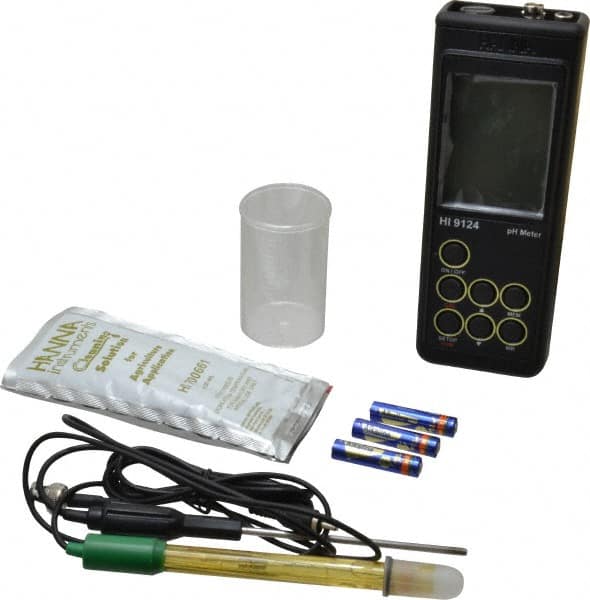 Hanna Instruments HI9124 -2 to 16 pH, pH/mV/Temp Meter 