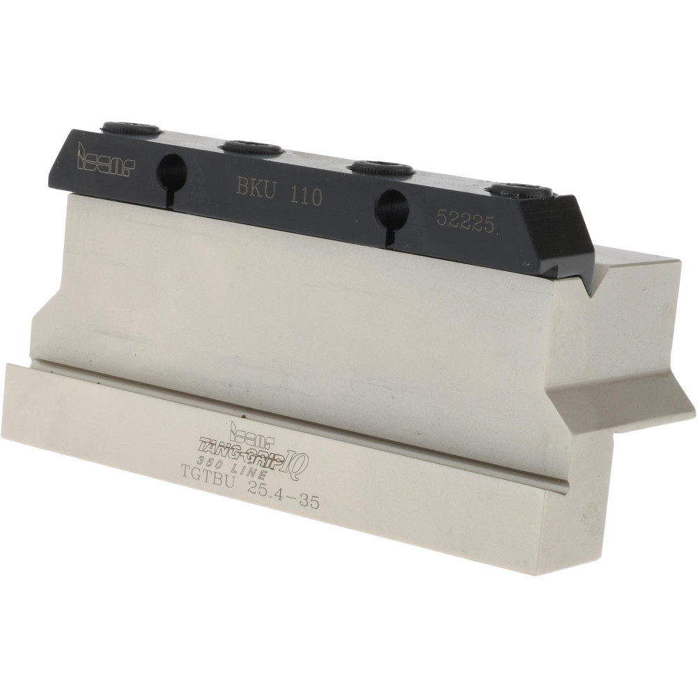 Tool Block Style TGTBU, 1.38" Blade Height, 4.331" OAL, 2.2"& OAH, Indexable Cutoff Blade Tool Block