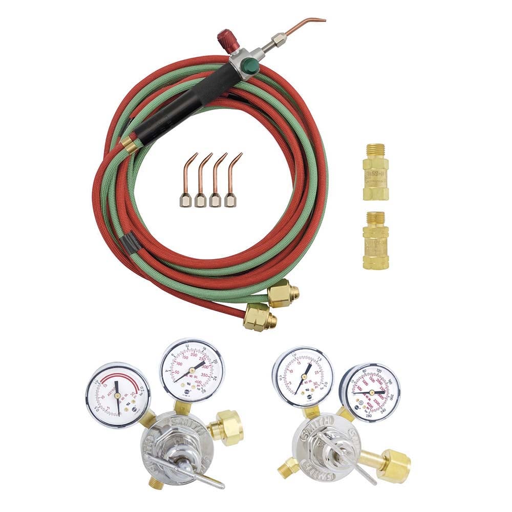 Miller/Smith 23-1003B Acetylene LT Outfit, CGA520/CGA540 Cyl Connections Image