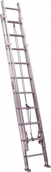 Louisville AE1232HD 32 High, Type IAA Rating, Aluminum Industrial Extension Ladder 