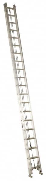 40' High, Type IA Rating, Aluminum Industrial Extension Ladder