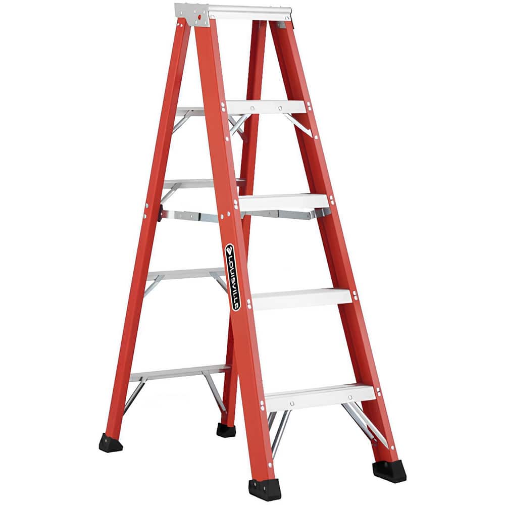 4-Step Fiberglass Step Ladder: Type IAA, 4' High