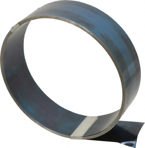 Value Collection 61971006 Shim Stock: 0.01 Thick, 300 Long, 2" Wide, 1074/1075 Tempered Scaleless Spring Steel Image