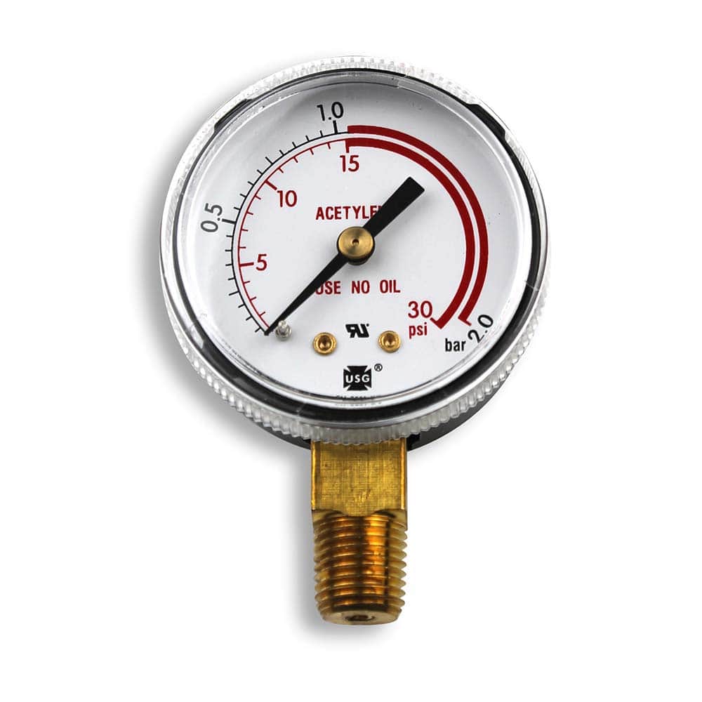 0-30 PSI Span Instruments LFS312-30-PSI-G 4 Inch Diameter New Pressure Gauge 