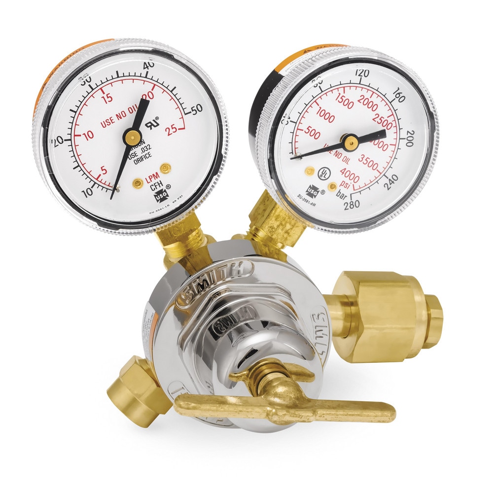 320 CGA Inlet Connection, Female Fitting, Carbon Dioxide Welding Regulator