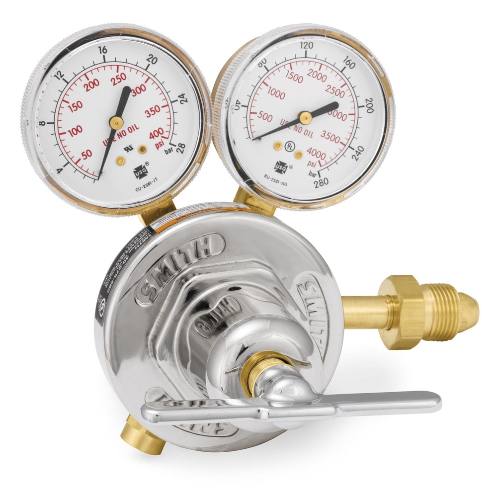 510 CGA Inlet Connection, B Fitting, 50 Max psi, LP Gas Welding Regulator