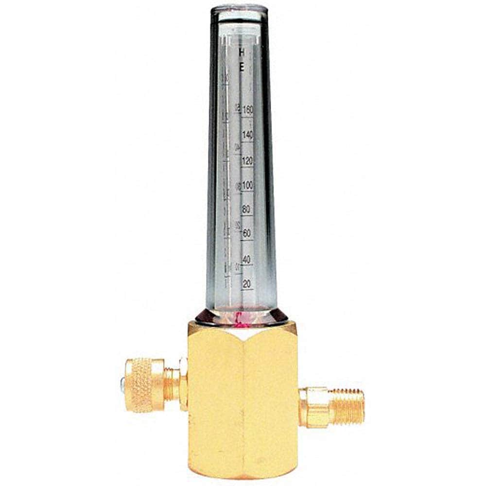 Miller/Smith H2230A Various SCFM Flow Range, 1/4 NPT Male CGA Inlet Connection, Male Fitting, 50 Max psi, Argon/CO2/Helium & Argon/C02 Mix Welding Regulator 