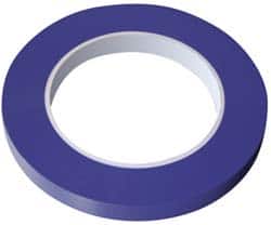 Intertape FM71..2 Masking Tape: 6 mm Wide, 36 yd Long, 5.4 mil Thick, Blue 
