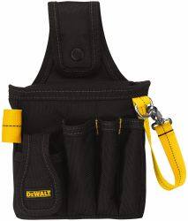 Tool Pouch: 5 Pockets, Polyester, Black