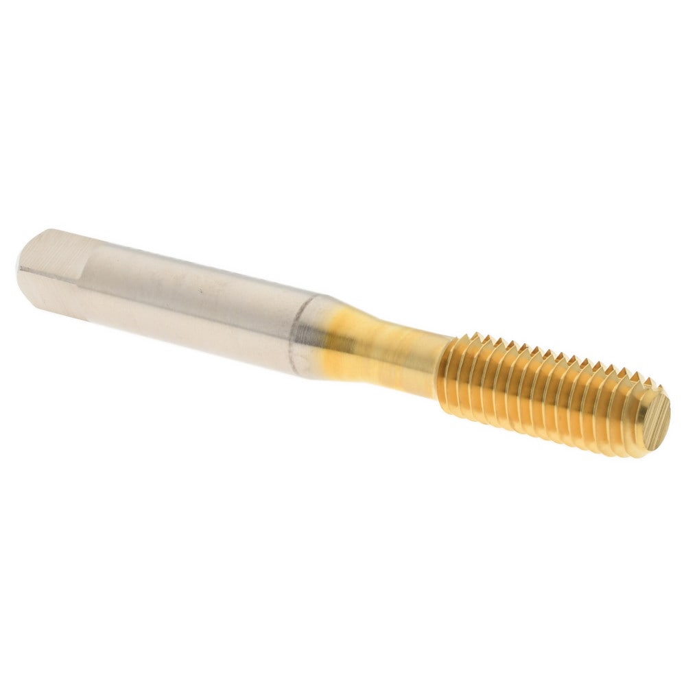 Thread Forming Tap: M8x1.25 Metric Coarse, Bottoming, Powdered Metal High Speed Steel, TiN Coated